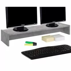 CARO-Möbel Monitorständer ZOOM 100 X 15 X 27 Cm In Betonoptik -Sideboards Verkäufe 93846 0