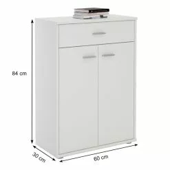 CARO-Möbel Kommode TOMMY Weiß Mit Schublade -Sideboards Verkäufe 93863 2