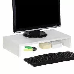 CARO-Möbel Monitorständer MONITOR In Weiß 50 Cm Breit -Sideboards Verkäufe 93885 0