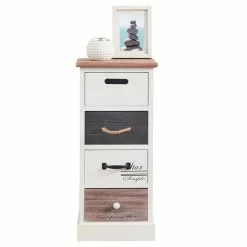 CARO-Möbel Schubladenregal LAGUNA In Weiß Mit 4 Schubladen -Sideboards Verkäufe 94000 2