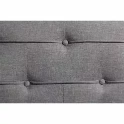 CARO-Möbel Polsterbett LAREDO 120x200 Cm, Stoff In Grau -Sideboards Verkäufe 94068 3