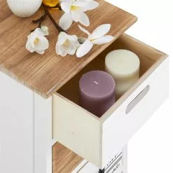 CARO-Möbel Kommode SALVA In Weiß Mit 4 Schubladen 10 CARO-Möbel Kommode SALVA In Weiß Mit 4 Schubladen -Sideboards Verkäufe 94094 4 N3