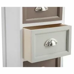 CARO-Möbel Schubladenkommode PAOLA, Paulownia- Holz Weiß, Mit 4 Schubladen -Sideboards Verkäufe 94095 2a