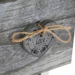 CARO-Möbel Schubladenkommode FLOWER, Paulownia-Holz Weiß, Mit 1 Schublade Und 3 Körben -Sideboards Verkäufe 94100 5