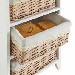 CARO-Möbel Kommode PROVENCE In Weiß, Vintage -Sideboards Verkäufe 94107 7 N3