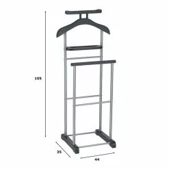 CARO-Möbel Herrendiener ASSAM In Schwarz, Mit Ablage -Sideboards Verkäufe 94128 2