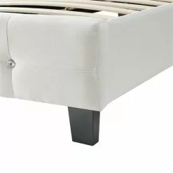 CARO-Möbel Polsterbett DELAWARE 90x200 Cm, Inkl. Lattenrost In Weiß -Sideboards Verkäufe 94349 4