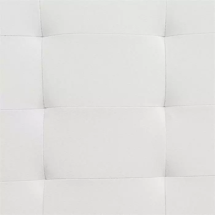 CARO-Möbel Polsterbett OHIO 90 X 200 Cm Inkl. Lattenrost In Weiß 4 CARO-Möbel Polsterbett OHIO 90 X 200 Cm Inkl. Lattenrost In Weiß – Bild 4