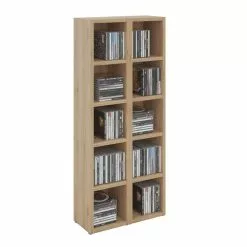 CARO-Möbel CD / DVD Regal CHART Mit 10 Fächern In San Remo -Sideboards Verkäufe 94424 2