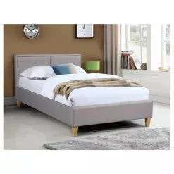 CARO-Möbel Polsterbett ANAIS 120x200 Cm, Stoff In Grau 6 CARO-Möbel Polsterbett ANAIS 120x200 Cm, Stoff In Grau -Sideboards Verkäufe 94488 1