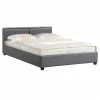 CARO-Möbel Polsterbett CELINE 140 X 200 Cm, Grau