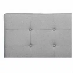 CARO-Möbel Polsterbett ADELE 120x200 Cm, Stoff In Grau -Sideboards Verkäufe 94533 2