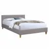 CARO-Möbel Polsterbett ADELE 140x200 Cm, Stoff In Grau