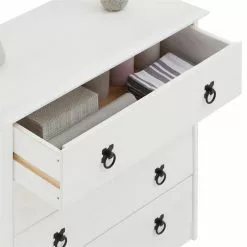 CARO-Möbel Kommode RESIDENCIA 4 Schubladen In Weiß -Sideboards Verkäufe 94543 3