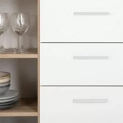 CARO-Möbel Kommode CHICAGO Sonoma Eiche/weiß, 4 Schubladen -Sideboards Verkäufe 94574 6
