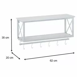 CARO-Möbel Wandgarderobe ARMANDO Weiß/weiß -Sideboards Verkäufe 94577 5