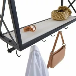 CARO-Möbel Wandgarderobe ARMANDO Weiß/schwarz -Sideboards Verkäufe 94578 2