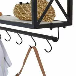 CARO-Möbel Wandgarderobe ARMANDO Weiß/schwarz -Sideboards Verkäufe 94578 4