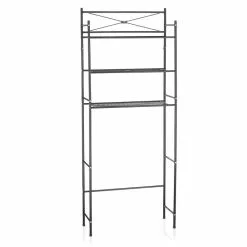 CARO-Möbel Toiletten Waschmaschinen Regal MARSA Mit 3 Ablagen In 3 Schwarz -Sideboards Verkäufe 94588 2