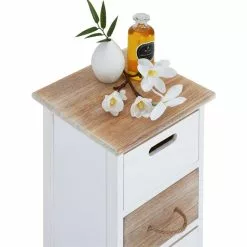 CARO-Möbel Kommode SALVA In Weiß Mit 3 Schubladen 9 CARO-Möbel Kommode SALVA In Weiß Mit 3 Schubladen -Sideboards Verkäufe 94608 3 N