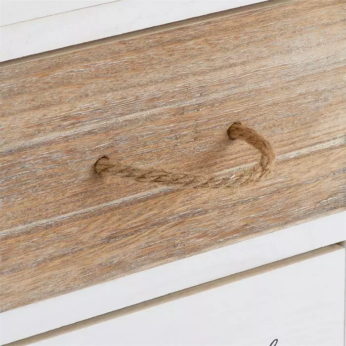 CARO-Möbel Kommode SALVA In Weiß Mit 3 Schubladen 6 CARO-Möbel Kommode SALVA In Weiß Mit 3 Schubladen – Bild 6