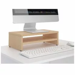 CARO-Möbel Monitorständer SUBIDA In Buchefarben Mit Ablagefach -Sideboards Verkäufe 94619 0