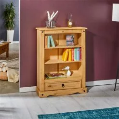 CARO-Möbel Regal SALSA Kiefer Massiv Mit Schublade -Sideboards Verkäufe 94679 A0 N1