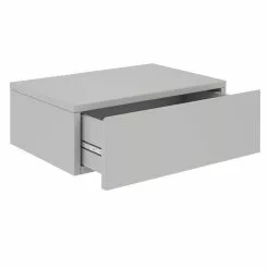 CARO-Möbel Hängende Nachtkommode ANNE 1 Schublade, Hellgrau