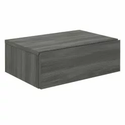 CARO-Möbel Hängende Nachtkommode ANNE 1 Schublade, Esche Grau