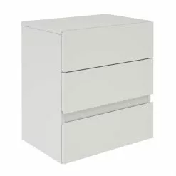 CARO-Möbel Hängeregal Nachtschrank ANNO Mit 3 Schubladen In Weiß