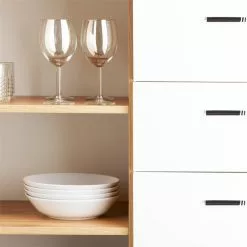 CARO-Möbel Kommode CHICAGO Wotan Eiche/weiß, 4 Schubladen, 1 Tür -Sideboards Verkäufe 94750 7