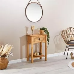 CARO-Möbel Konsolentisch SALSA Kiefer Massiv Mit 1 Schublade -Sideboards Verkäufe 94831 A0 1N