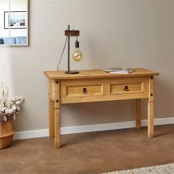 CARO-Möbel Konsolentisch SALSA Kiefer Massiv Mit 2 Schubladen -Sideboards Verkäufe 94832 A0 1N