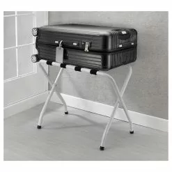 CARO-Möbel Kofferständer LUGGAGE Metall Weiß Lackiert, Klappbar 9 CARO-Möbel Kofferständer LUGGAGE Metall Weiß Lackiert, Klappbar -Sideboards Verkäufe 94842 4