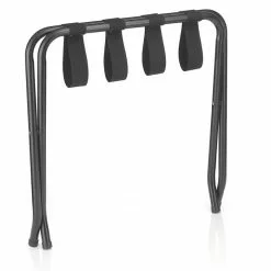 CARO-Möbel Kofferständer LUGGAGE Metall Schwarz Lackiert, Klappbar 5 CARO-Möbel Kofferständer LUGGAGE Metall Schwarz Lackiert, Klappbar -Sideboards Verkäufe 94843 2