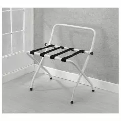 CARO-Möbel Kofferständer SUITE In Weiß Klappbar Mit Wandschutz 7 CARO-Möbel Kofferständer SUITE In Weiß Klappbar Mit Wandschutz -Sideboards Verkäufe 94844 2