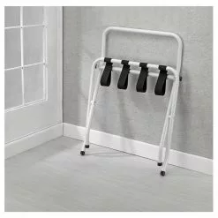 CARO-Möbel Kofferständer SUITE In Weiß Klappbar Mit Wandschutz 8 CARO-Möbel Kofferständer SUITE In Weiß Klappbar Mit Wandschutz -Sideboards Verkäufe 94844 3