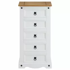 CARO-Möbel Kommode CAMPO In Weiß, Kiefer Massiv -Sideboards Verkäufe 94870 1