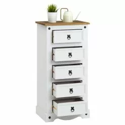 CARO-Möbel Kommode CAMPO In Weiß, Kiefer Massiv -Sideboards Verkäufe 94870 2