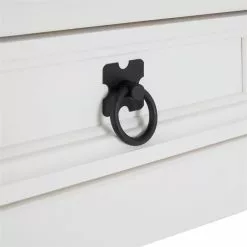 CARO-Möbel Konsolentisch CAMPO Kiefer Massiv Mit 1 Schublade, Weiß/braun -Sideboards Verkäufe 94872 8