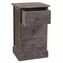 CARO-Möbel Nachttisch ENZO Mit 3 Schubladen 7 CARO-Möbel Nachttisch ENZO Mit 3 Schubladen -Sideboards Verkäufe 94893 2