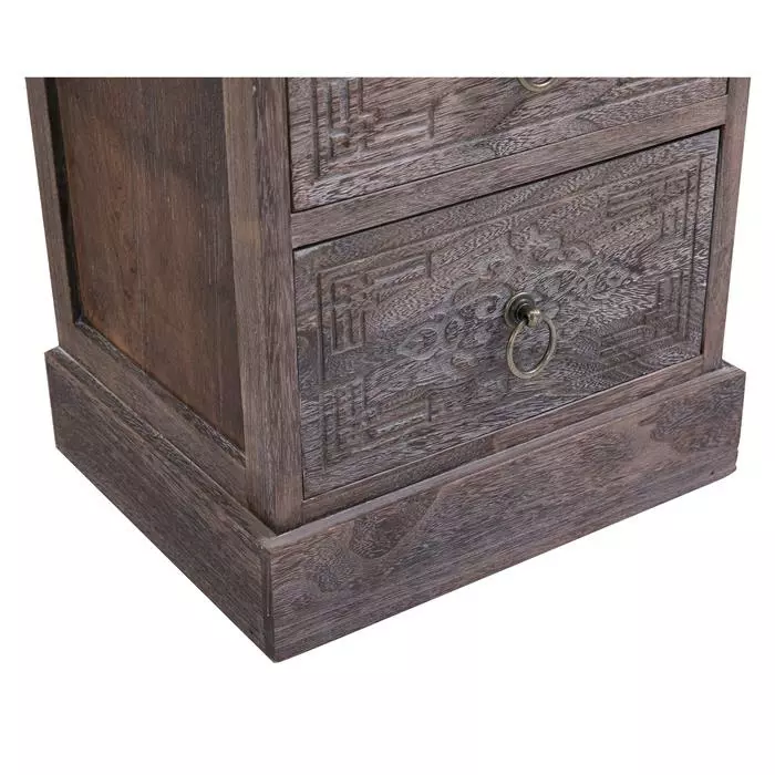 CARO-Möbel Nachttisch ENZO Mit 3 Schubladen 5 CARO-Möbel Nachttisch ENZO Mit 3 Schubladen – Bild 5