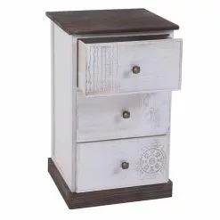 CARO-Möbel Nachttisch JUNA Mit 3 Schubladen -Sideboards Verkäufe 94913 2