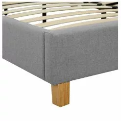 CARO-Möbel Polsterbett SAMUEL 180x200 Cm, Inkl. Lattenrost In Grau -Sideboards Verkäufe 94923 3