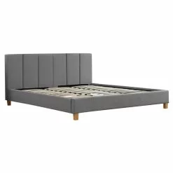 CARO-Möbel Polsterbett JASON 180x200 Cm, Inkl. Lattenrost In Grau -Sideboards Verkäufe 94927 2