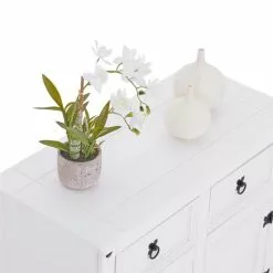 CARO-Möbel Mexico Kommode RURAL Aus Kiefer Massiv In Weiß -Sideboards Verkäufe 95041 4 N