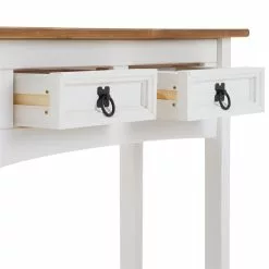 CARO-Möbel Konsolentisch CAMPO Kiefer Massiv Mit 2 Schubladen, Mexiko Möbel -Sideboards Verkäufe 95049 3 N2