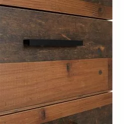 CARO-Möbel Kommode CHICAGO Beton Dunkel/Old Style, 4 Schubladen, 1 Tür 10 CARO-Möbel Kommode CHICAGO Beton Dunkel/Old Style, 4 Schubladen, 1 Tür -Sideboards Verkäufe 95054 4 N