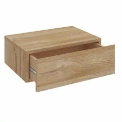 CARO-Möbel Hängende Nachtkommode ANNE Mit 1 Schublade, Wildeiche