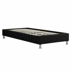 CARO-Möbel Futonbett LAREDO 90x200 Cm, Stoff In Schwarz -Sideboards Verkäufe 95074 2